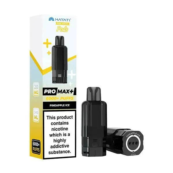 Hayati Pro Max Plus 6000 Prefilled Pods (Pack of 5)