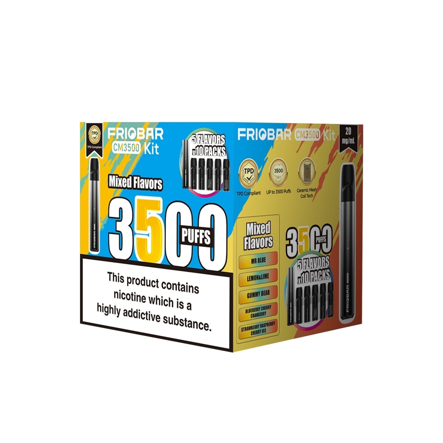 Freemax Friqbar CM3500 puffs Pre-filled Pod Kit - £5.99