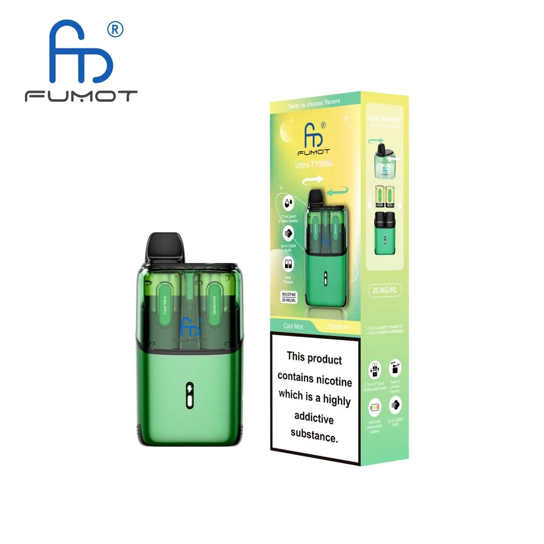 Fumot RandM Ultra 32k Puffs pod kit £10.99 (Mixed boxes available)