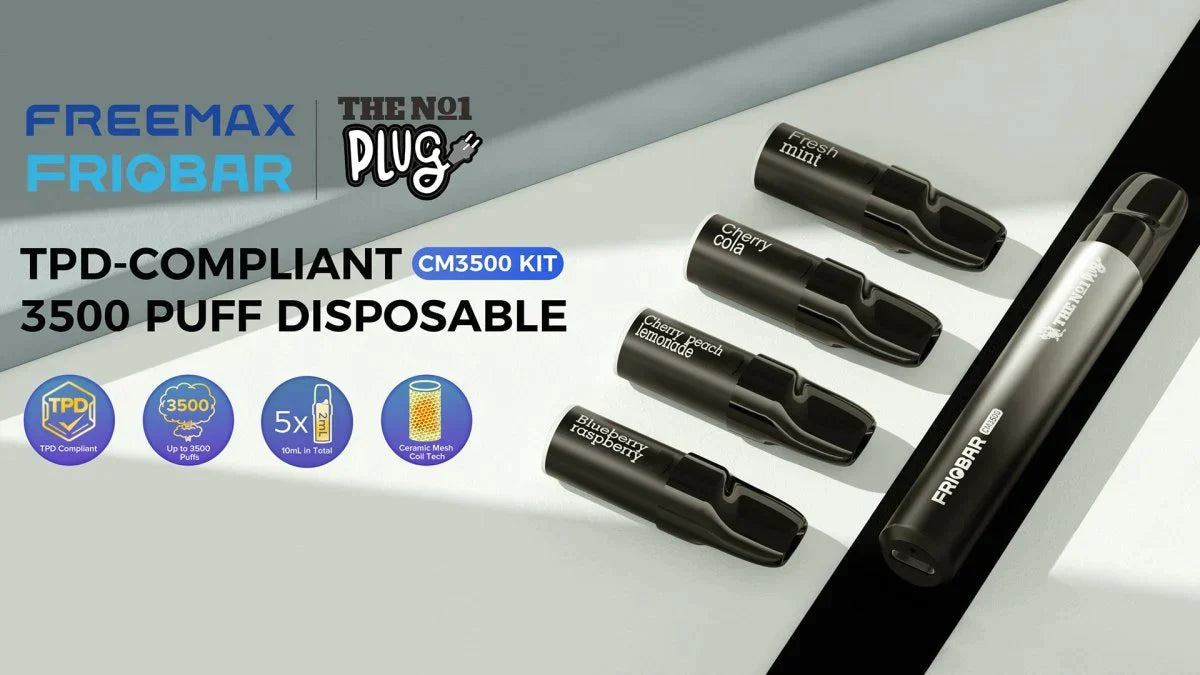 Freemax Friqbar CM3500 puffs Pre-filled Pod Kit - £5.99