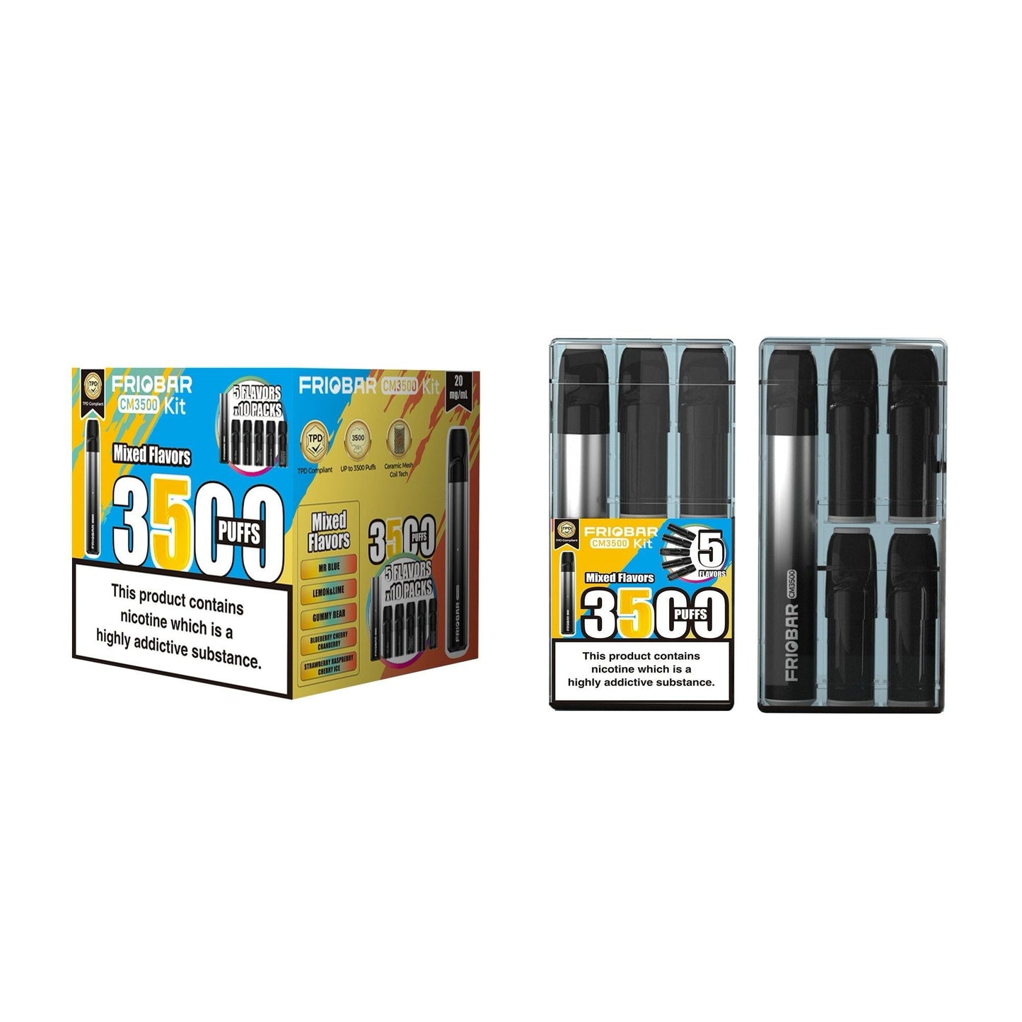Freemax Friqbar 3500 Puffs Pod Sytem Kit - Vaperdeals