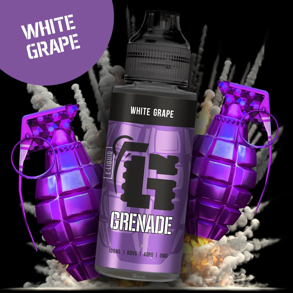 Grenade White Grape E-Liquid-100ml vapes-outlet Grenade White Grape E-Liquid-100ml vapes-outlet