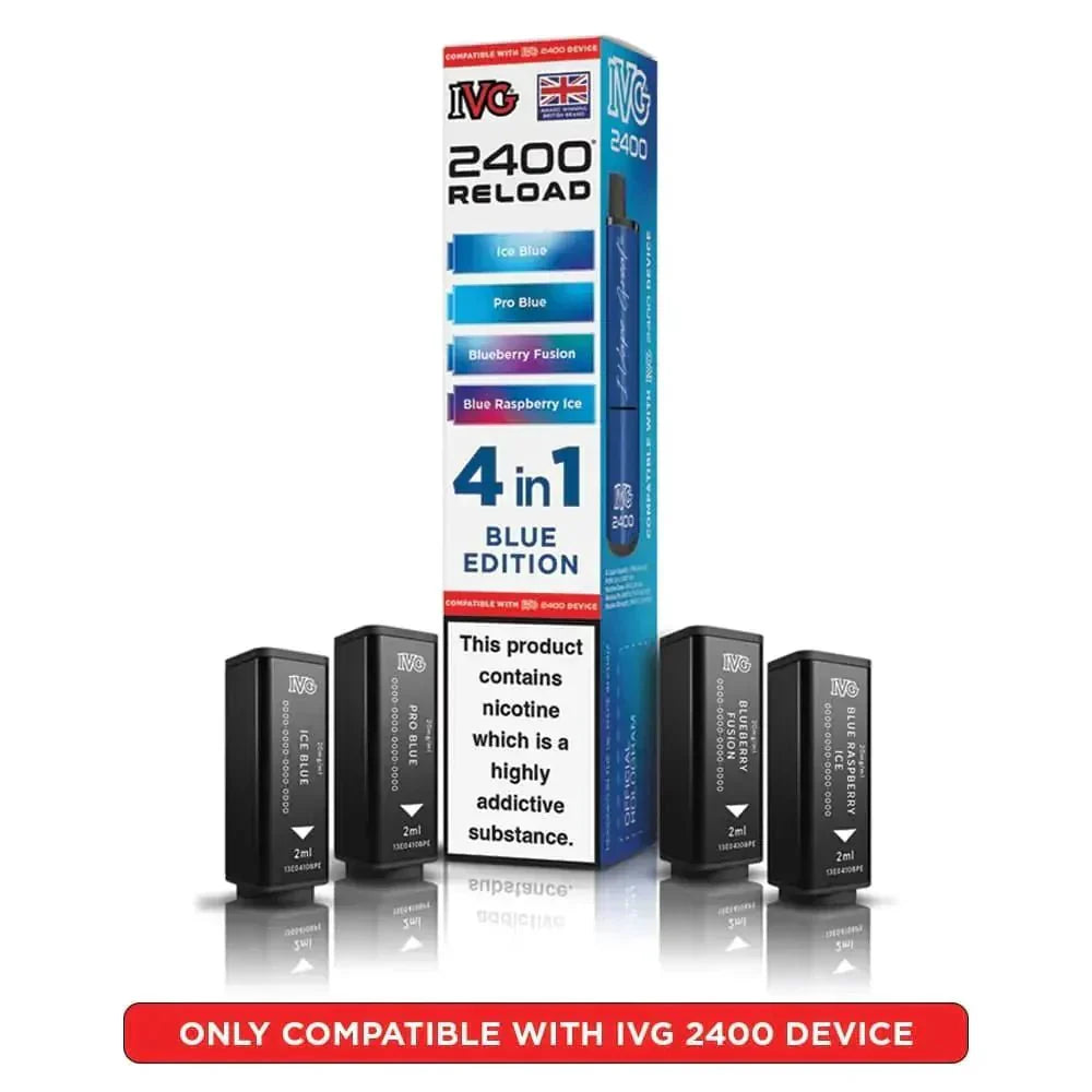 IVG 2400 Reload 4 in 1 Prefilled Pods | Box of 5