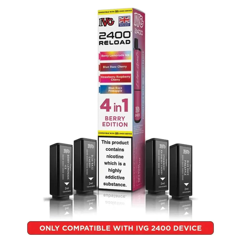 IVG 2400 Reload 4 in 1 Prefilled Pods | Box of 5