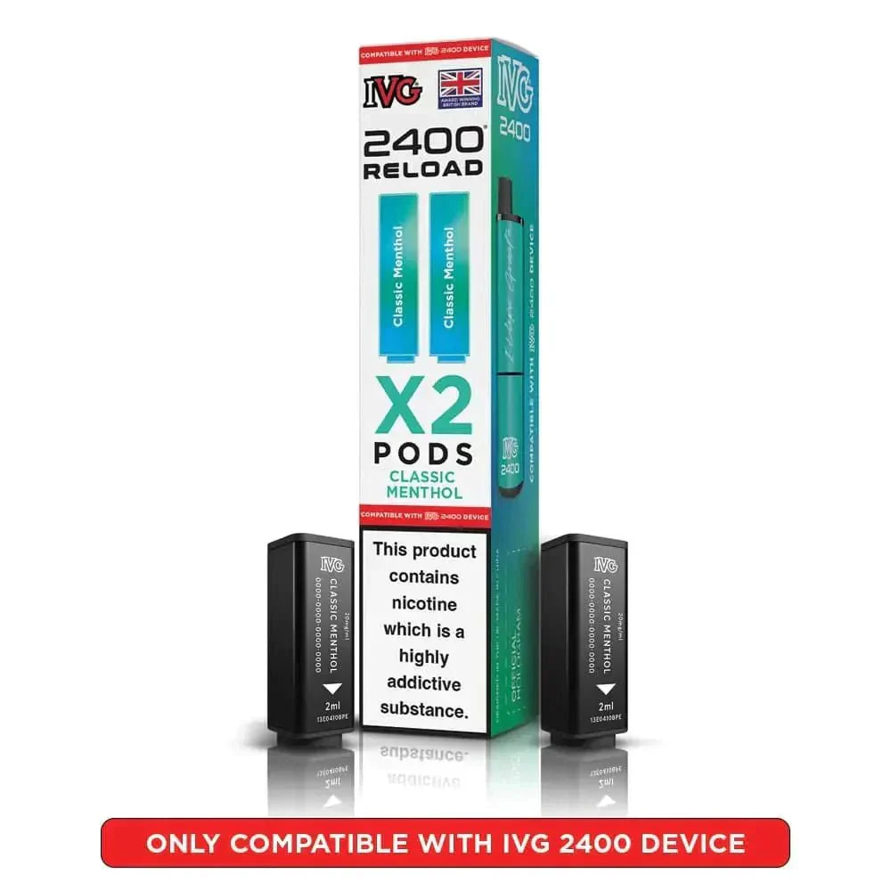 IVG 2400 Reload 4 in 1 Prefilled Pods | Box of 5