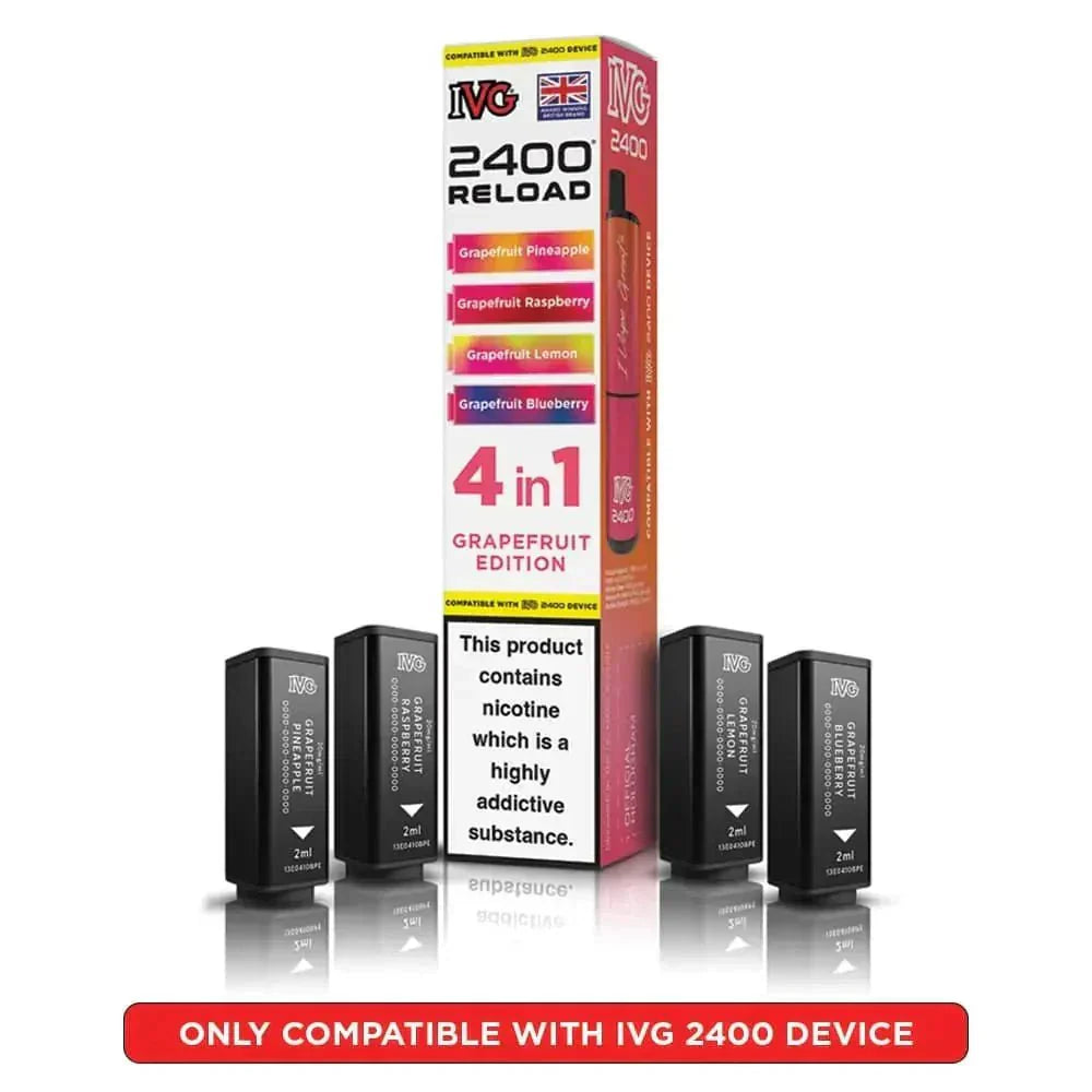 IVG 2400 Reload 4 in 1 Prefilled Pods | Box of 5