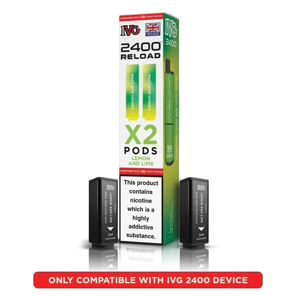 IVG 2400 Reload 4 in 1 Prefilled Pods | Box of 5