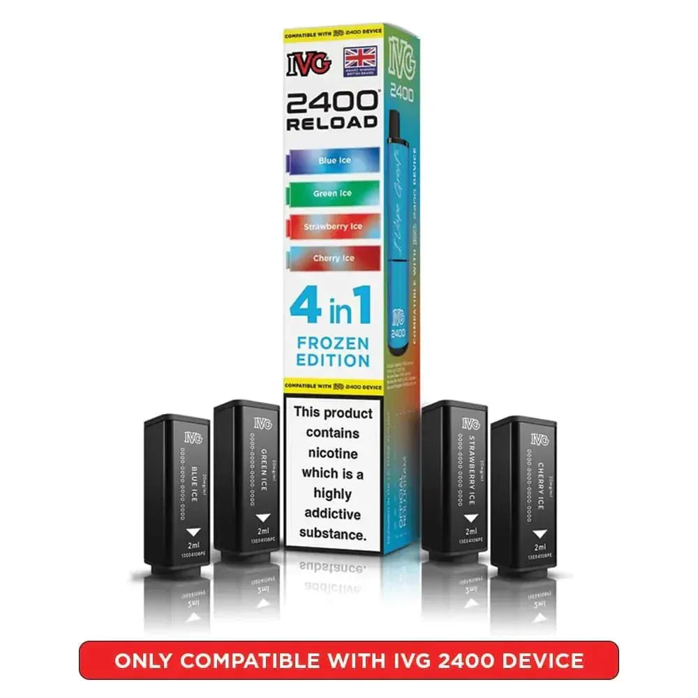 IVG 2400 Reload 4 in 1 Prefilled Pods | Box of 5