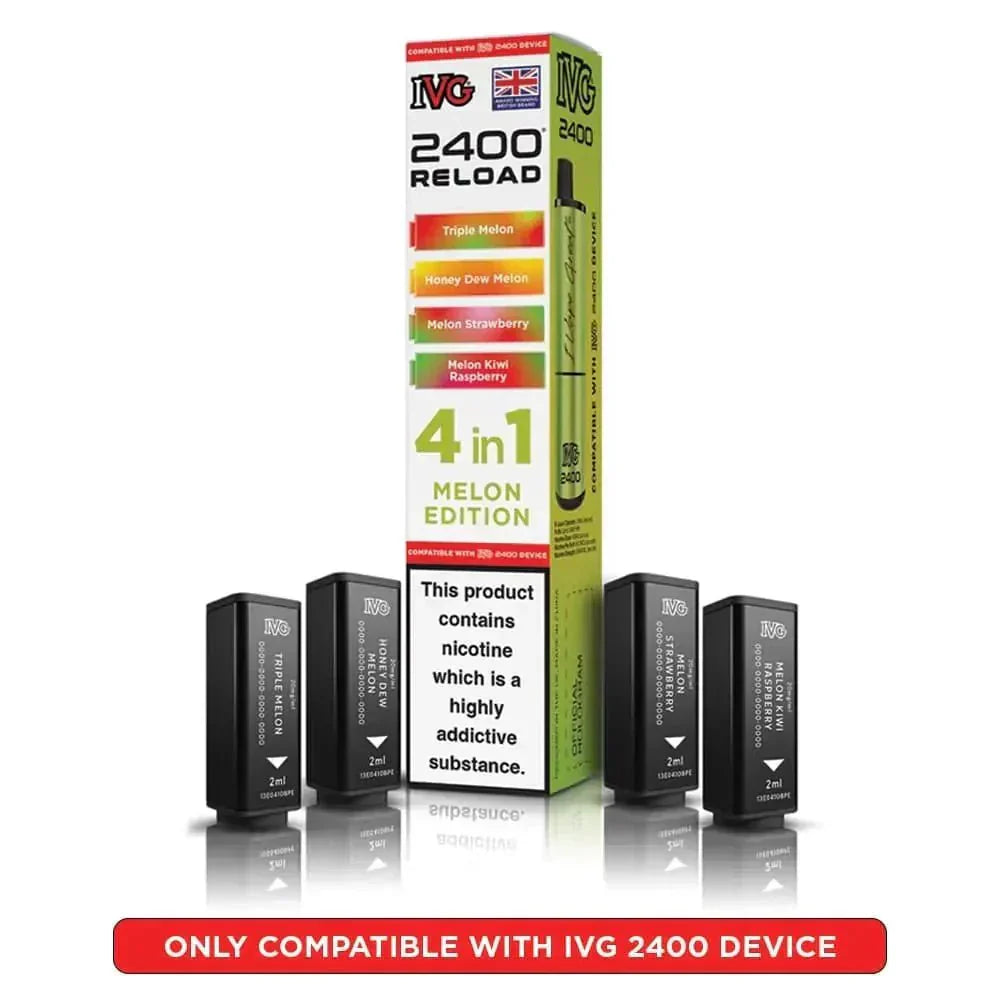 IVG 2400 Reload 4 in 1 Prefilled Pods | Box of 5