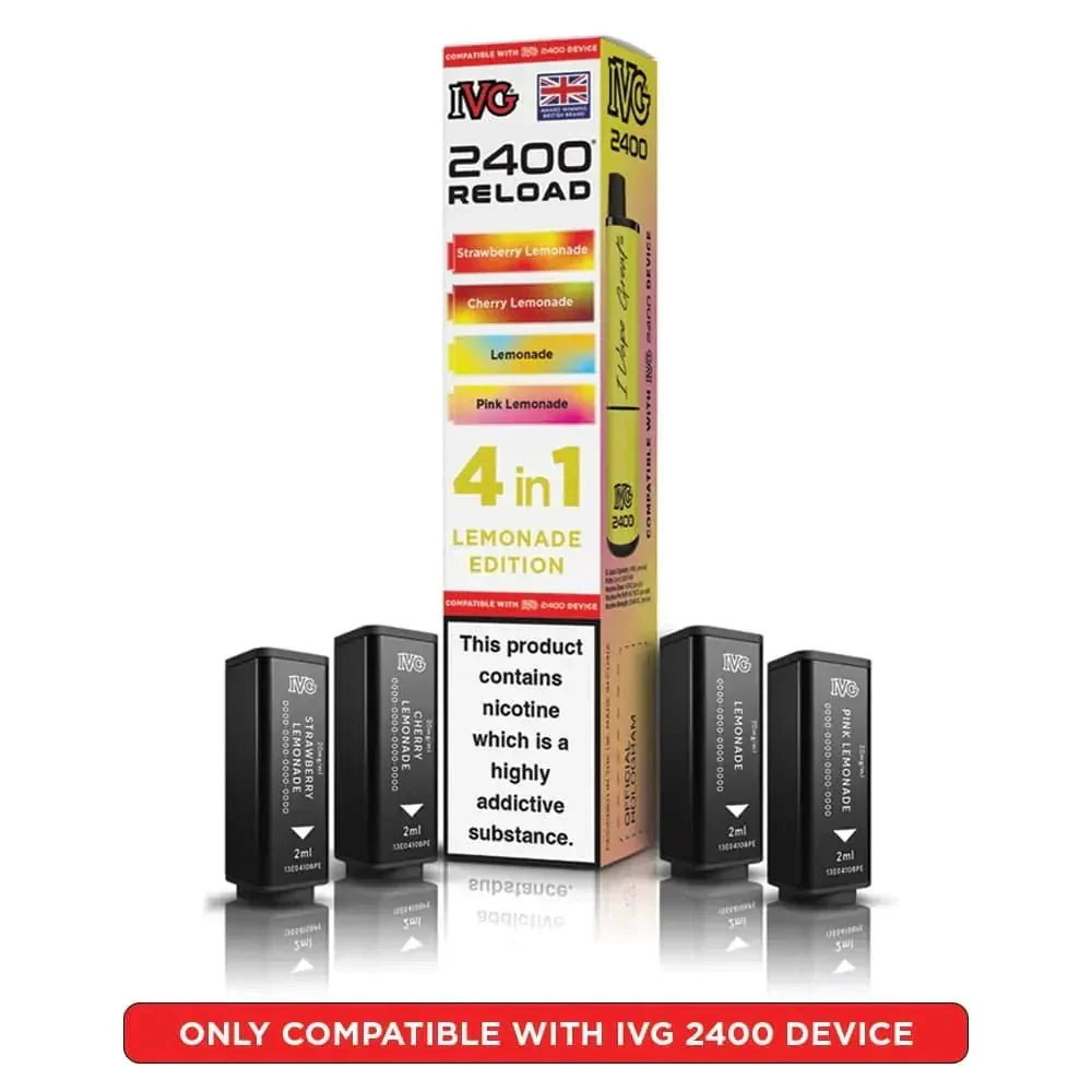 IVG 2400 Reload 4 in 1 Prefilled Pods | Box of 5