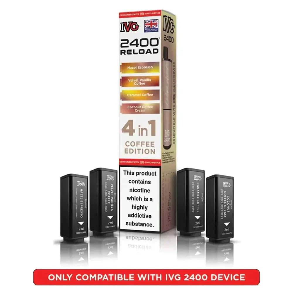 IVG 2400 Reload 4 in 1 Prefilled Pods | Box of 5