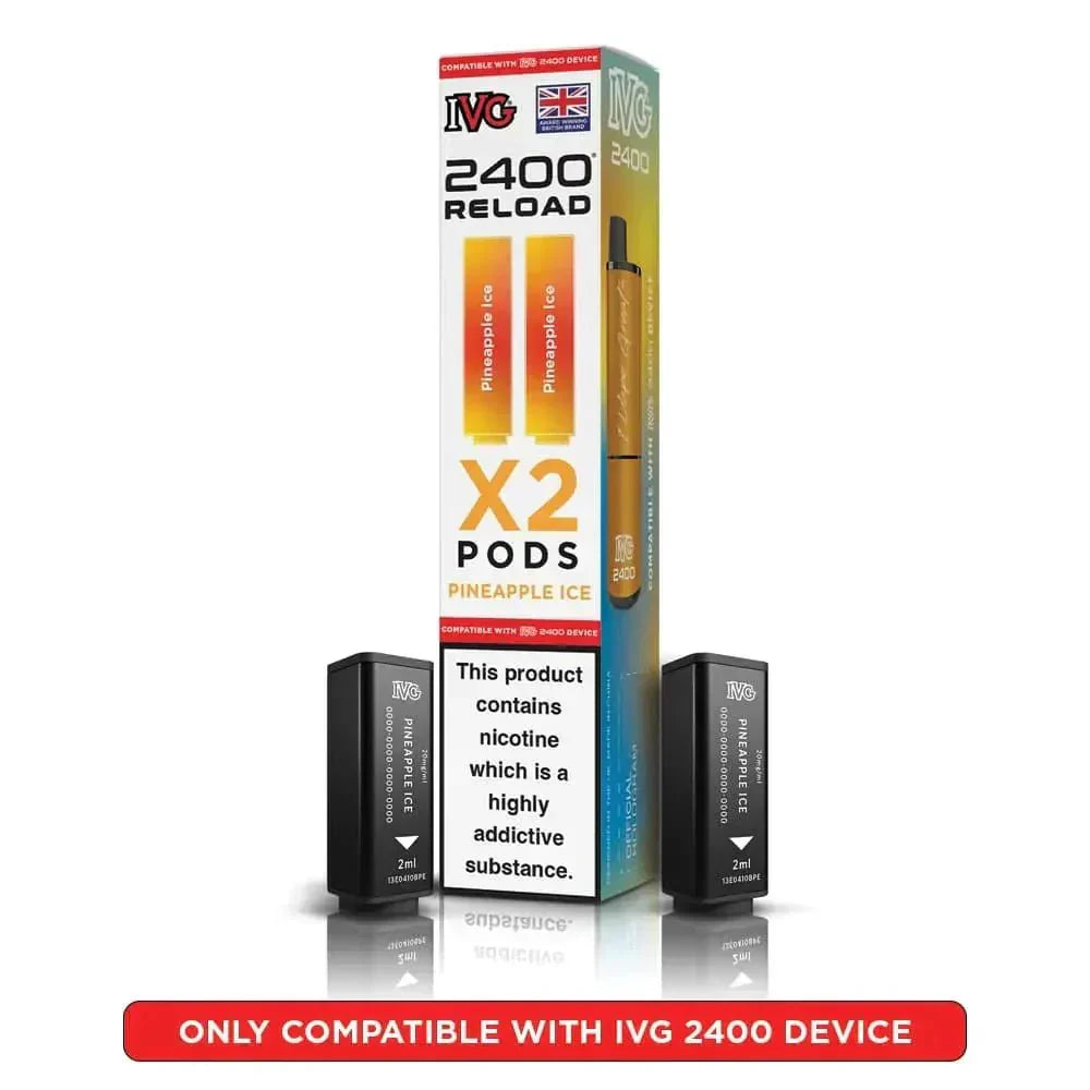 IVG 2400 Reload 4 in 1 Prefilled Pods | Box of 5