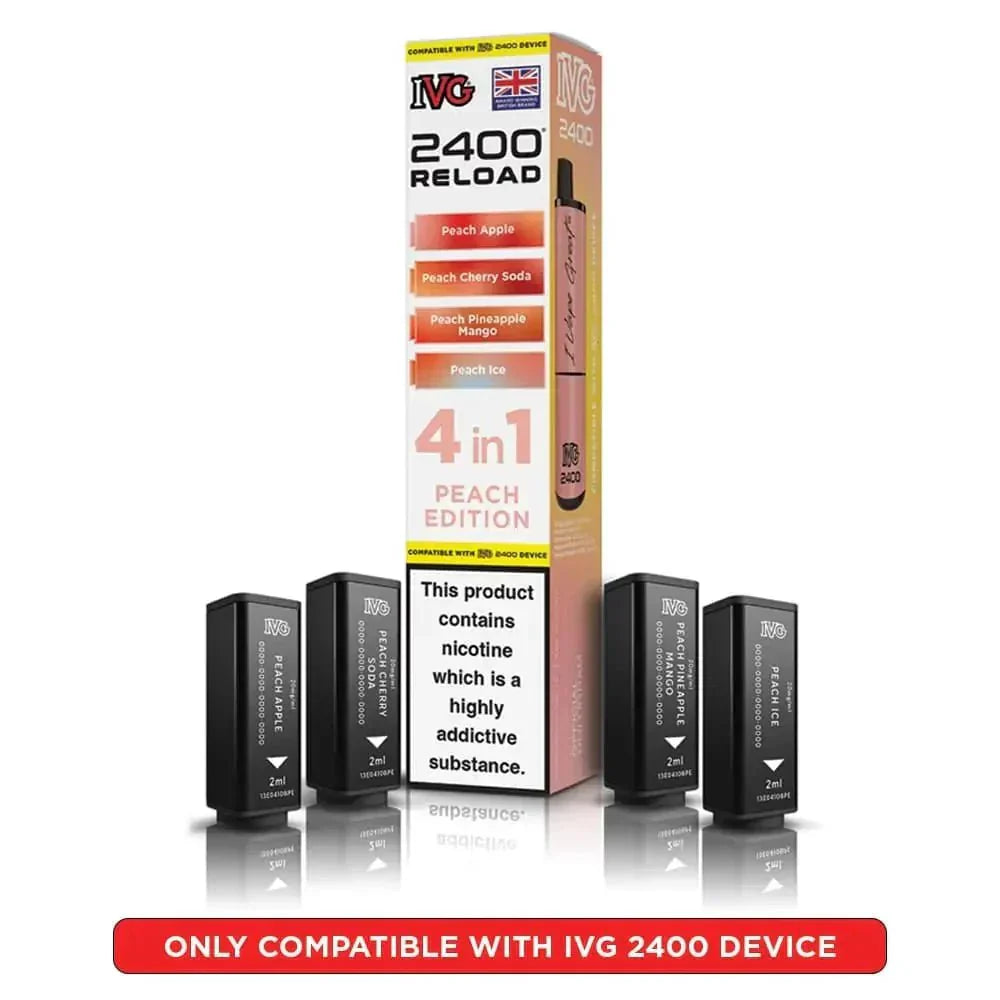 IVG 2400 Reload 4 in 1 Prefilled Pods | Box of 5