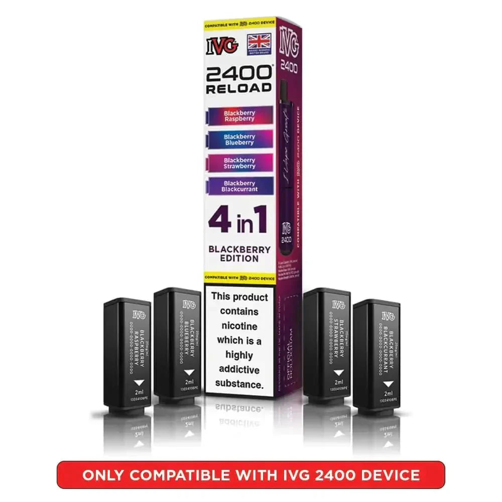 IVG 2400 Reload 4 in 1 Prefilled Pods | Box of 5