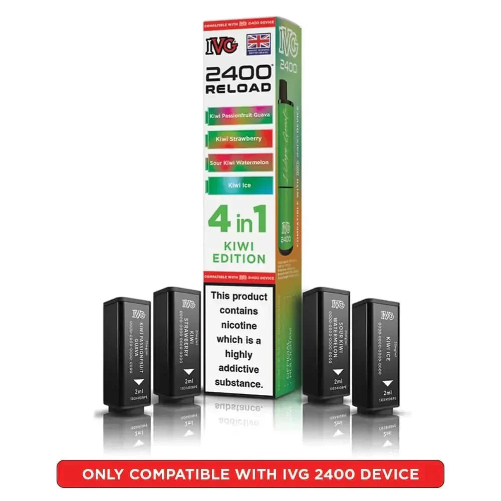 IVG 2400 Reload 4 in 1 Prefilled Pods | Box of 5