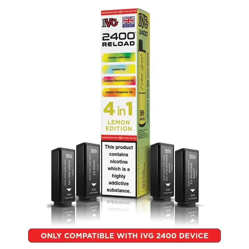 IVG 2400 Reload 4 in 1 Prefilled Pods | Box of 5