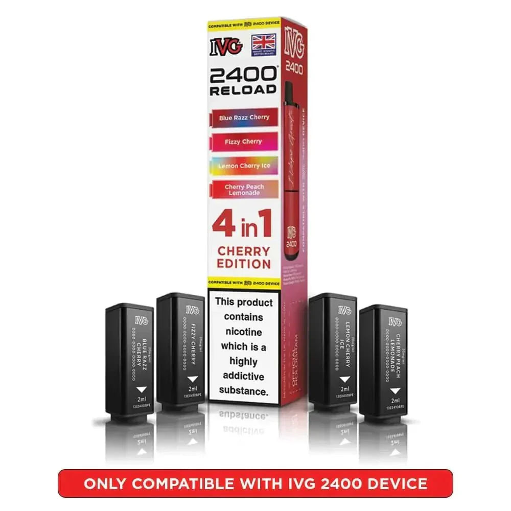 IVG 2400 Reload 4 in 1 Prefilled Pods | Box of 5