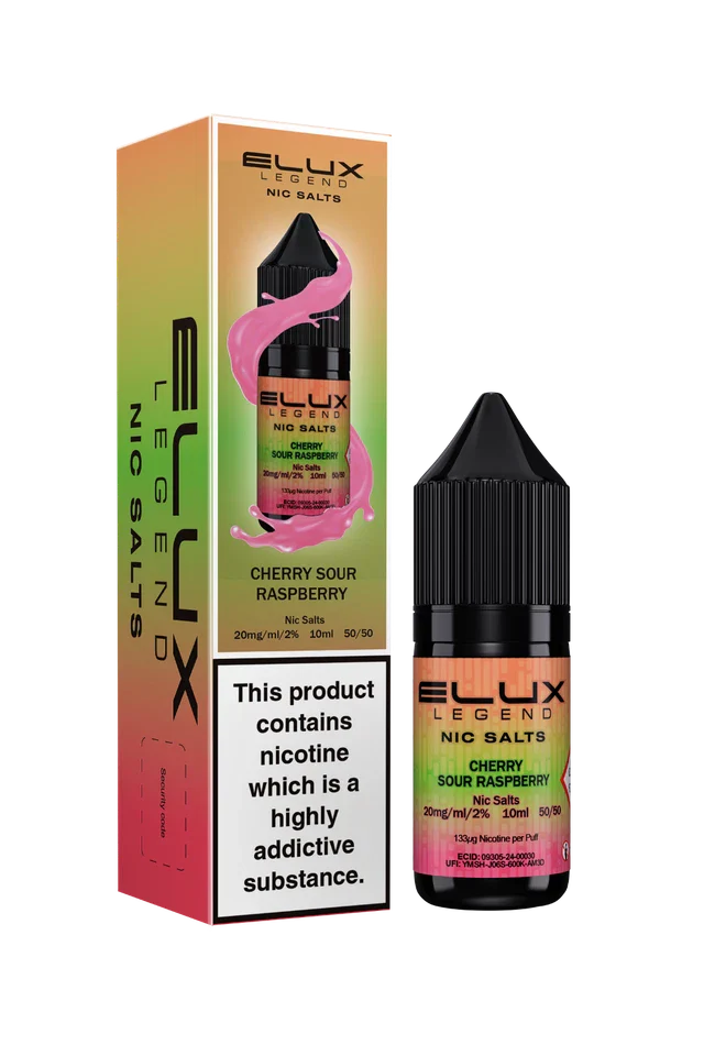 Elux Nic Salt 10ml E Liquid 50VG/50PG | 10mg 20mg Bar Salt | Ecig POD Vape Juice