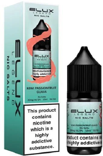 Elux Nic Salt 10ml E Liquid 50VG/50PG | 10mg 20mg Bar Salt | Ecig POD Vape Juice