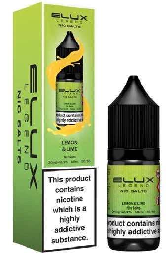 Elux Nic Salt 10ml E Liquid 50VG/50PG | 10mg 20mg Bar Salt | Ecig POD Vape Juice