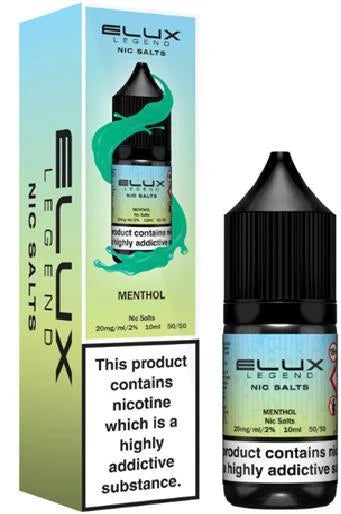 Elux Nic Salt 10ml E Liquid 50VG/50PG | 10mg 20mg Bar Salt | Ecig POD Vape Juice
