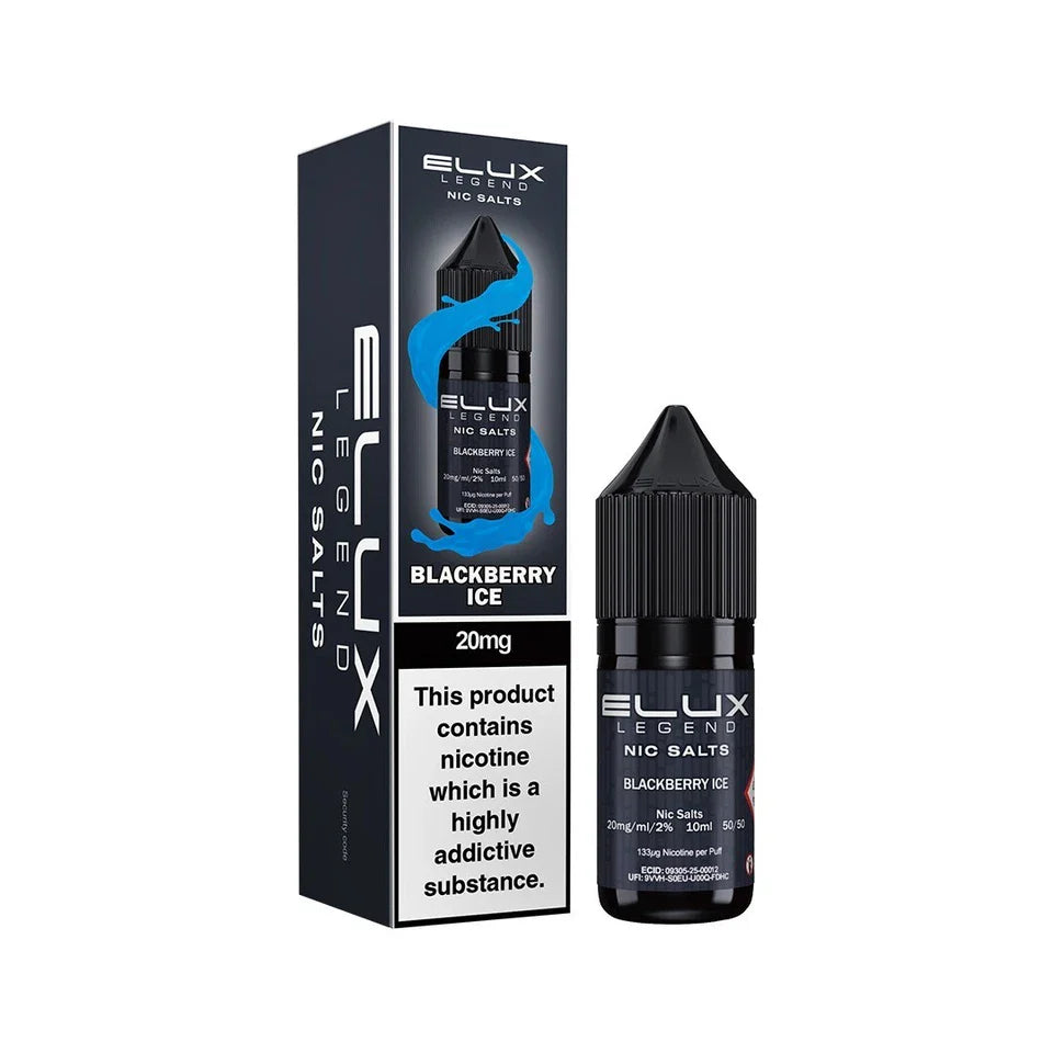 Elux Nic Salt 10ml E Liquid 50VG/50PG | 10mg 20mg Bar Salt | Ecig POD Vape Juice