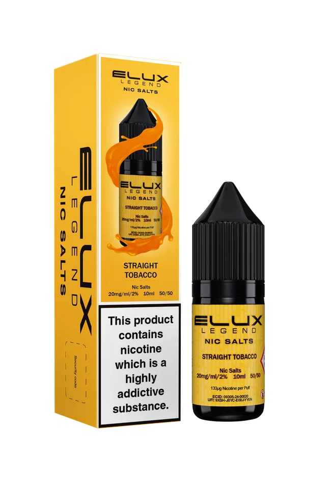 Elux Nic Salt 10ml E Liquid 50VG/50PG | 10mg 20mg Bar Salt | Ecig POD Vape Juice