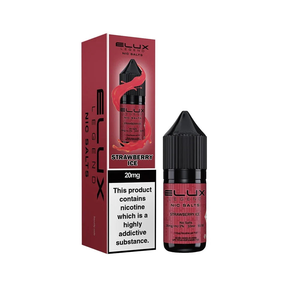 Elux Nic Salt 10ml E Liquid 50VG/50PG | 10mg 20mg Bar Salt | Ecig POD Vape Juice