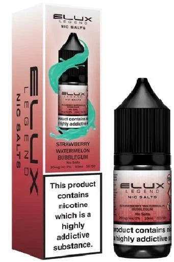 Elux Nic Salt 10ml E Liquid 50VG/50PG | 10mg 20mg Bar Salt | Ecig POD Vape Juice