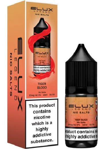 Elux Nic Salt 10ml E Liquid 50VG/50PG | 10mg 20mg Bar Salt | Ecig POD Vape Juice