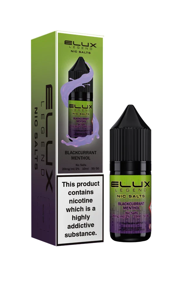 Elux Nic Salt 10ml E Liquid 50VG/50PG | 10mg 20mg Bar Salt | Ecig POD Vape Juice