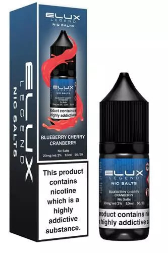 Elux Nic Salt 10ml E Liquid 50VG/50PG | 10mg 20mg Bar Salt | Ecig POD Vape Juice