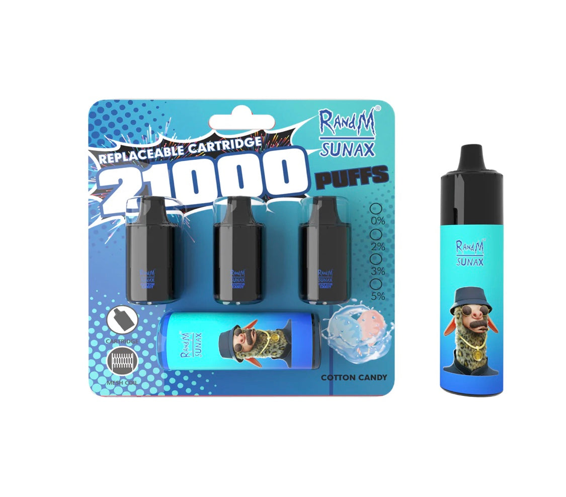 RandM SUNAX 21,000 DISPOSABLE AIRFLOW CONTROL REPLACE VAPE POD DEVICE (3*7000 PUFFS)