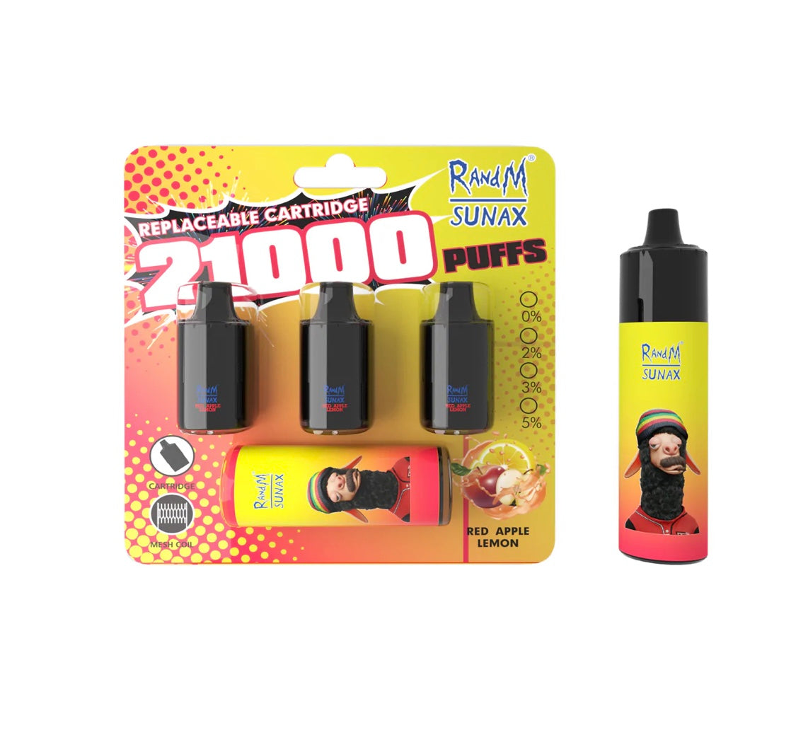 RandM SUNAX 21,000 DISPOSABLE AIRFLOW CONTROL REPLACE VAPE POD DEVICE (3*7000 PUFFS)