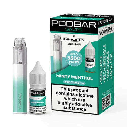 Podbar Salts - Innokin Endura S1 (TWIN PACK) - £8.99