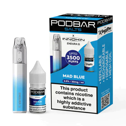 Podbar Salts - Innokin Endura S1 (TWIN PACK) - £8.99