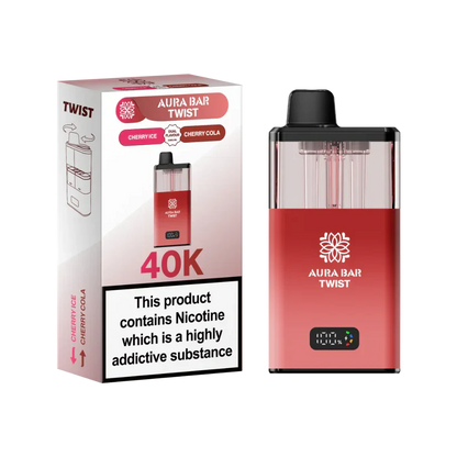 Crystal Prime Aura Bar Twist 40K Puff Prefilled Pod Kit