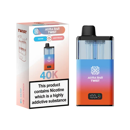 Crystal Prime Aura Bar Twist 40K Puff Prefilled Pod Kit
