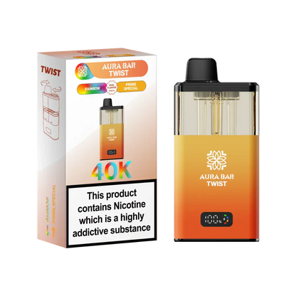 Crystal Prime Aura Bar Twist 40K Puff Prefilled Pod Kit