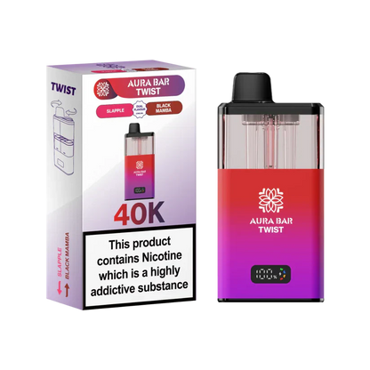 Crystal Prime Aura Bar Twist 40K Puff Prefilled Pod Kit