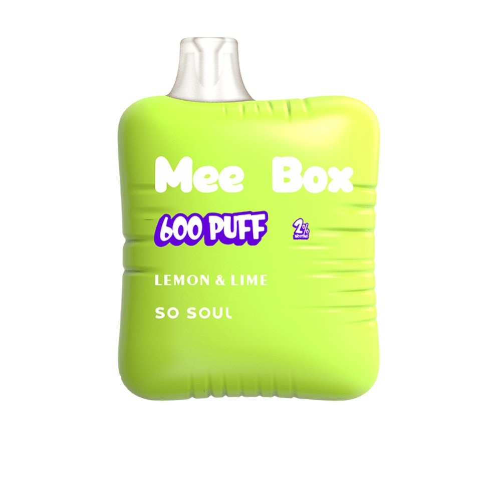 So Soul Mee Box 600 Disposable Vape Puff Pod Pack of 10