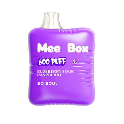 So Soul Mee Box 600 Disposable Vape Puff Pod Pack of 10