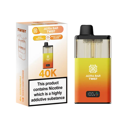 Crystal Prime Aura Bar Twist 40K Puff Prefilled Pod Kit