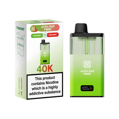Crystal Prime Aura Bar Twist 40K Puff Prefilled Pod Kit