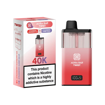 Crystal Prime Aura Bar Twist 40K Puff Prefilled Pod Kit