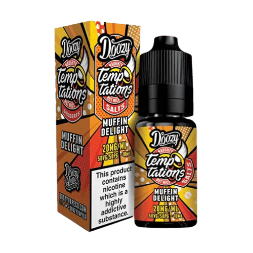 Doozy Temptation Nic Salt Box Of 10 - Vaperdeals