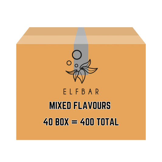 Elf Bar 600 Disposable Vape - Full Carton - Mixed Flavour