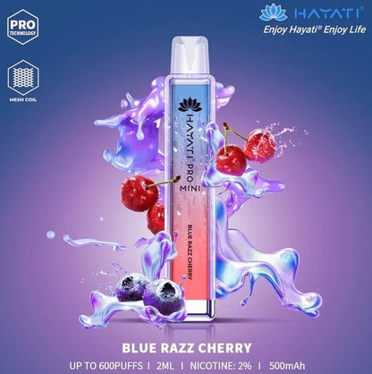 Hayati Mini Pro 600 Disposable Vape Puff Bar 600 Pod Box Of 10 - Vaperdeals