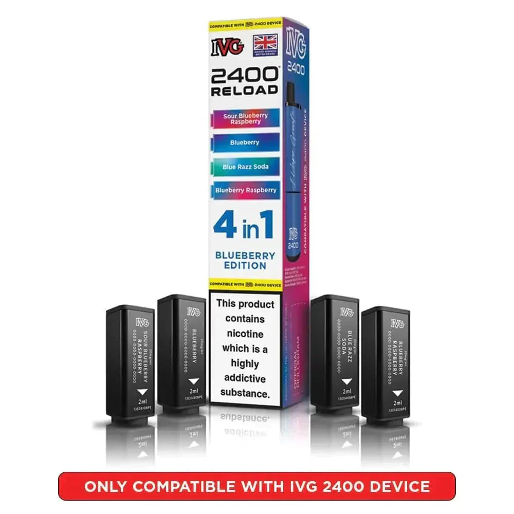 IVG 2400 Reload 4 in 1 Prefilled Pods | Box of 5