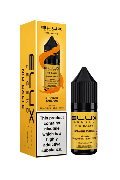Elux Nic Salt 10ml E Liquid 50VG/50PG | 10mg 20mg Bar Salt | Ecig POD Vape Juice